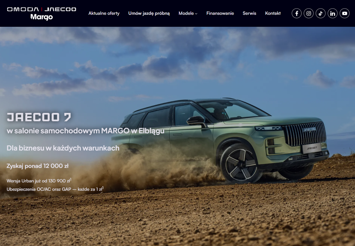 Jakie technologie i systemy bezpieczeństwa oferuje Jaecoo 7?