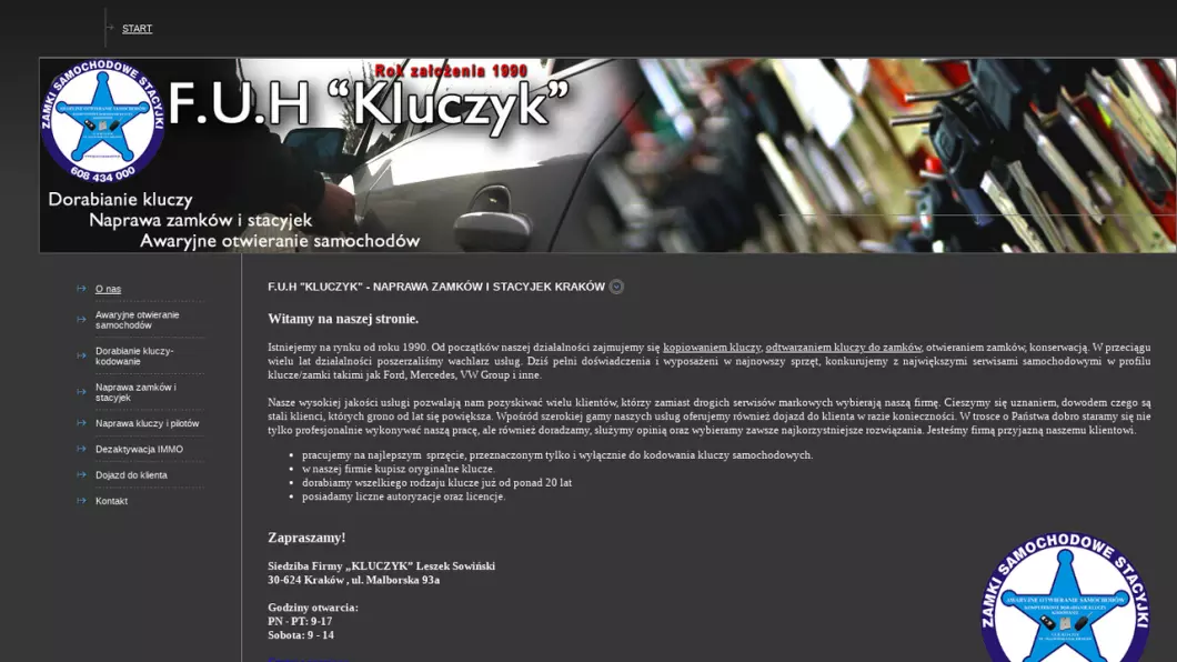 F.U.H.KLUCZYK - dorabianie kluczy samochodowych Kraków