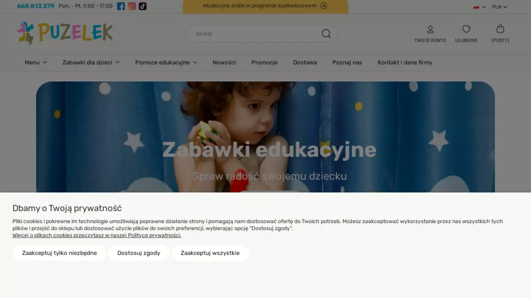 Zabawki i pomoce terapeutyczne - Puzelek